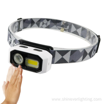 400 Lumen Usb Rechargeable Waterproof Head Torch Light